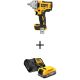 DEWALT 20V MAX XR Lithium-Ion Cordless 1/2 in. Impact Wrench with 20V MAX POWERSTACK Compact Battery Starter Kit