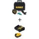 DEWALT 20V Lithium-Ion Green Cross Line Laser Level with 20V MAX XR 5.0 Ah Battery Pack and Charger