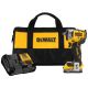 DEWALT 20V MAX Lithium-Ion Cordless Brushless 1/2 in. Impact Wrench with Hog Ring Anvil Kit with 1.7 Ah Battery and Charger