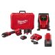 Milwaukee M18 18V Lithium-Ion Cordless Short Throw Press Tool Kit with PEX Jaws and M12 Portable Inflator with M12 2.0 Battery