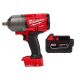 Milwaukee M18 FUEL ONE-KEY 18V Lithium-Ion Brushless Cordless 1/2 in. Impact Wrench with Friction Ring w/ 5.0 Ah Battery