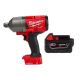 Milwaukee M18 FUEL ONE-KEY 18V Lithium-Ion Brushless Cordless 3/4 in. Impact Wrench with Friction Ring w/ 5.0 Ah Battery