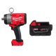Milwaukee M18 FUEL 18V Lithium-Ion Brushless Cordless High Torque 1/2 in. Impact Wrench w/Pin Detent w/5.0 Ah Battery