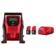 Milwaukee M12 12V Lithium-Ion Compact 2.0 Ah Battery Pack (2-Pack) Starter Kit with Charger and M12 Portable Inflator