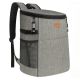 Angel Sar 18 qt. Waterproof Camping Cooler Backpack Insulated Leak Proof Lunch Cooler Bag for Work Beach and Picnic Gray