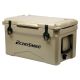 Unbranded 30 qt. Rotomolded Portable Ice Chest Cooler, Insulated Box with Bottle Opener for Outdoor, Camping, Pincnic, Khaki