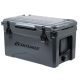Tunearary 30 qt. Outdoor Gray Insulated Box Cooler with Stretch Lock, Non-Slip Rubber Mat and 4 Handles