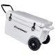 ITOPFOX 75 qt. New White Insulated Box, Chest Cooler with Wheels, Handles