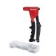 Arrow Headless 1-Handed Swivel Rivet Tool Kit in Storage Box