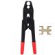 SKYSHALO PEX Crimping Tool Dual Head Combo PEX Crimper Wrench for 1/2 in. and 3/4 in. PEX Copper Crimp Rings Plumbing Tool