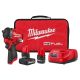 Milwaukee M12 FUEL 12V Li-Ion Brushless Cordless Stubby 1/2 in. Impact Wrench Kit w/(1) 5.0Ah & (1) 2.5 Ah High Output Batteries