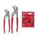 Milwaukee 10 in. and 12 in. Smooth Jaw Pliers Set with 3/4 in. Mini Copper Tubing Cutter (3-Piece)