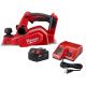 Milwaukee M18 18V Lithium-Ion Cordless 3-1/4 in. Planer with One 5.0Ah Battery and Charger