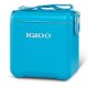 IGLOO Tagalong 11 Qt Insulated Ice Drink Cooler with Body Shoulder Strap, Blue