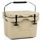 ITOPFOX 16 Qt 24-Can Capacity Portable Insulated Ice Cooler with 2 Cup Holders in Khaki