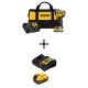 DEWALT 20V MAX Lithium-Ion Cordless Brushless 1/2 in. Impact Wrench with 1.7 Ah and 5.0 Ah Batteries and (2) Chargers