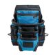 OX TOOLS OX Ultimate 10-Pocket Leather and Nylon Dual Hammer Holder Fastener Tool Pouch with Kevlar Reinforcement