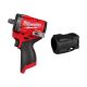 Milwaukee M12 FUEL 12V Lithium-Ion Brushless Cordless Stubby 1/2 in. Impact Wrench with Protective Boot(Tool-Only)