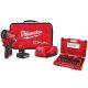 Milwaukee M12 FUEL 12V Lithium-Ion Brushless Cordless Stubby 3/8 in. Impact Wrench Kit w/SAE and Metric Impact Socket Set (43-Pc)