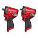 Milwaukee M12 FUEL 12V Li-Ion Brushless Cordless Stubby 1/2in. Impact Wrench w/Pin Detent and M12 FUEL Stubby 3/8in. Impact Wrench