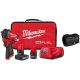 Milwaukee M12 FUEL 12V Li-Ion Brushless Cordless Stubby 1/2 in. Impact Wrench Kit w/(2) High Output Batteries & Boot