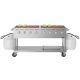 Koolmore 60 in. Portable Commercial Outdoor Liquid Propane Grill in Stainless Steel