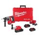 Milwaukee M18 FUEL 18V Lithium-Ion Brushless Cordless 5/8 in. SDS-Plus Rotary Hammer w/Dust Extractor Kit, (2) Battery, & Charger