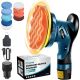 Saker 6 in. Mini Cordless Buffer Polisher, Portable Polishing Machine Kit for Car Detailing(1 Battery)