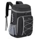 Oyezvary 32 Liters Backpack Cooler Leakproof, Insulated Soft-Side Cooler Bag for Hiking, Shopping, Camping, Black