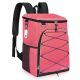 Oyezvary 26.4 qt. Insulated Cooler Backpack Leakproof Soft-Side Cooler Bag Lightweight for Picnic, Camping & Beach, Pink