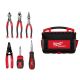 Milwaukee Electricians Comfort Grip Hand Tool Set with 20 in. PACKOUT Tote Bag (6-Piece)