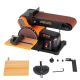 SKYSHALO Belt Disc Sander Combo, 6 in. Disc Sander and 4 in. x 36 in. Belt Sander Bench Sander Tiltable Belt and Cast Worktable