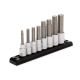 GEARWRENCH 1/2 in. Drive SAE Mid-Length Hex Bit Socket Set (8-Piece)