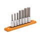 GEARWRENCH 1/2 in. Drive Metric Mid-Length Hex Bit Socket Set (7-Piece)