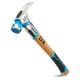 OX TOOLS Pro 22 oz. Milled Face Framing Hammer : Curved Hickory Handle w/ TPR Grip and Steel Reinforcement