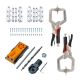 POWERTEC Pocket Hole Jig Kit with 2 in. Face Clamps (2PK) and No-Mortise Bed Rail Brackets