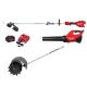 Milwaukee M18 FUEL 18V 16 in. Brushless Cordless QUIK-LOK String Trimmer/Blower 8.0 Ah FORGE Combo Kit w/ Rubber Broom Attachment