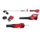Milwaukee M18 FUEL 18V 16 in. Brushless Cordless QUIK-LOK String Trimmer/Blower 8.0 Ah FORGE Combo Kit w/ Blower Attachment