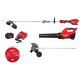 Milwaukee M18 FUEL 18V 16 in. Brushless Cordless QUIK-LOK String Trimmer/Blower 8.0 Ah Combo Kit w/ Edger and .095 Trimmer Line
