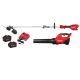 Milwaukee M18 FUEL 18V 16 in. Brushless Cordless QUIK-LOK String Trimmer/Blower Combo Kit w/(1) 12.0 & (1) 8.0 FORGE Batteries