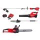 Milwaukee M18 FUEL 18V 16 in. Brushless Cordless QUIK-LOK String Trimmer/Blower Combo Kit w/ 16 in. Chainsaw & Pole Saw Attachment