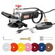 VEVOR 1000 - 4000 RPM Wet Polisher 800 Watt,4 in. Concrete Grinder with 6 Variable Speed and 7 Polishing Kits,Wet Grinder