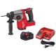 Milwaukee M18 FUEL 18V Lithium-Ion Brushless Cordless 5/8 in. SDS-Plus Rotary Hammer w/ (1) 5Ah Battery & Charger