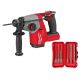 Milwaukee M18 FUEL 18V Lith-Ion Brushless Cordless 5/8 in. SDS-Plus Rotary Hammer w/ Drill Bit Kit