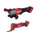 Milwaukee M18 FUEL ONE-KEY 18V Lithium-Ion Brushless Cordless 4-1/2 in./6 in. Braking Grinder w/Paddle Switch & Multi-Tool