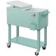 Karl home 80 Qt. Mint Green Outdoor Patio Cooler with Single Tray