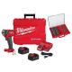Milwaukee M18 FUEL 18V Lith-Ion Brushless Cordless 1/2 in. Compact Impact Wrench Kit, Resistant Batteries w/ Impact Socket Set