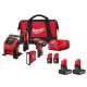 Milwaukee M12 12-Volt Lithium-Ion Brushless Cordless Combo Kit with M12 XC High Output 5 Ah Battery (2-Pack)