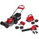 Milwaukee M18 FUEL Brushless Cordless 21 in. Walk Behind Dual Battery Self-Propelled Mower w/ Blower, (4) Battery, (2) Charger