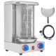 SKYSHALO Shawarma Grill Machine 13 lbs. Portable Natural Gas Grill in Stainless Steel with 2 Burners Vertical Broiler